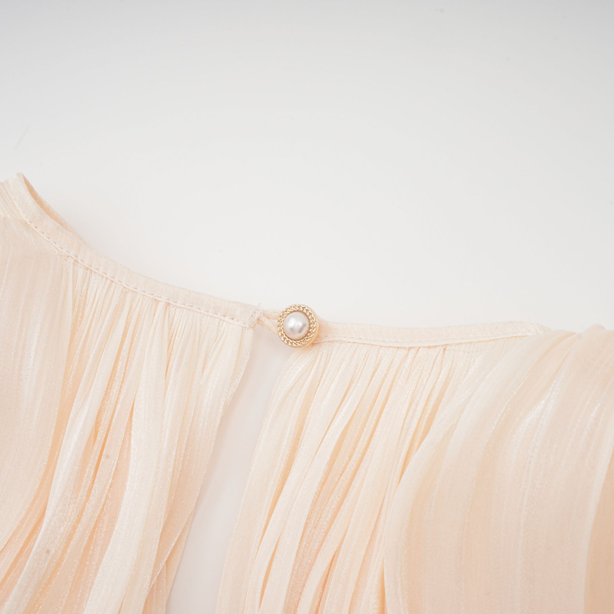 Eugénie Nötr Pilili Fırfırlı Mini Elbise