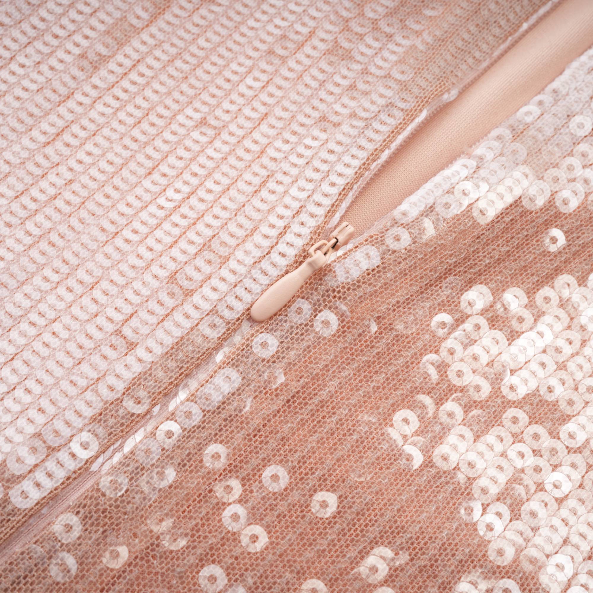 Éadaoin Çiçek Pullu Mini Elbise