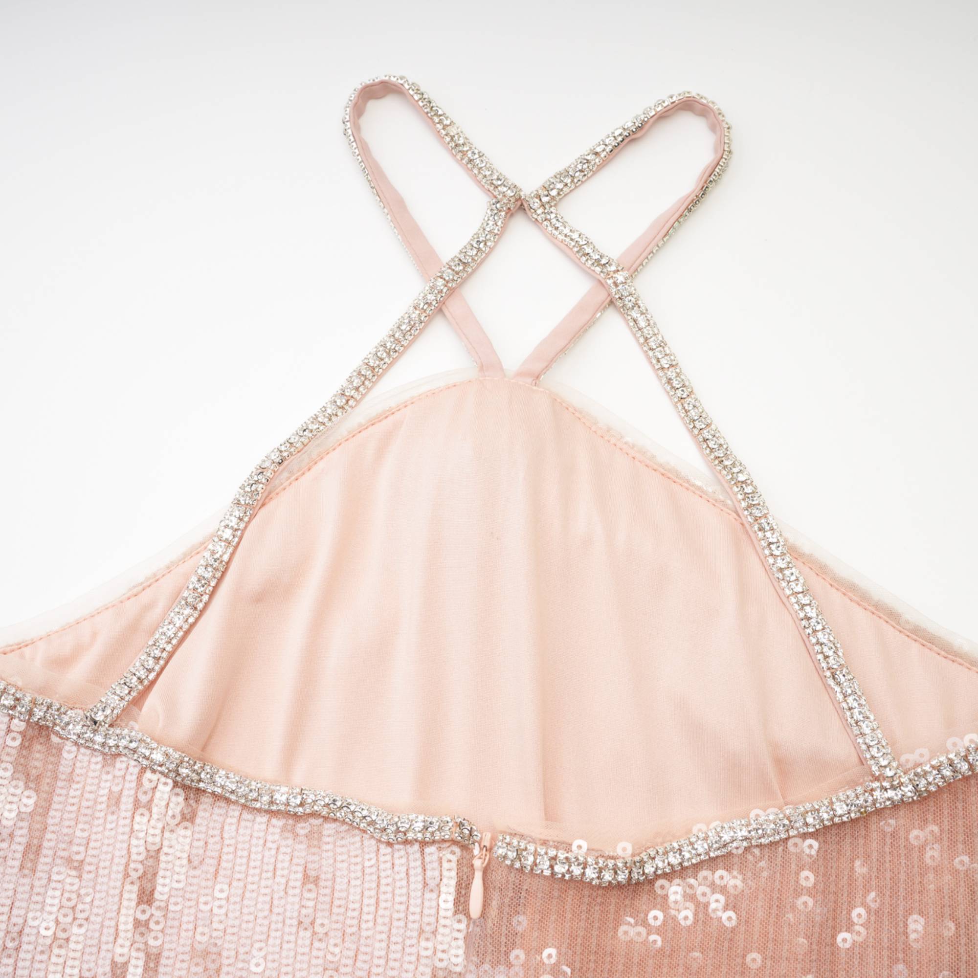 Éadaoin Çiçek Pullu Mini Elbise