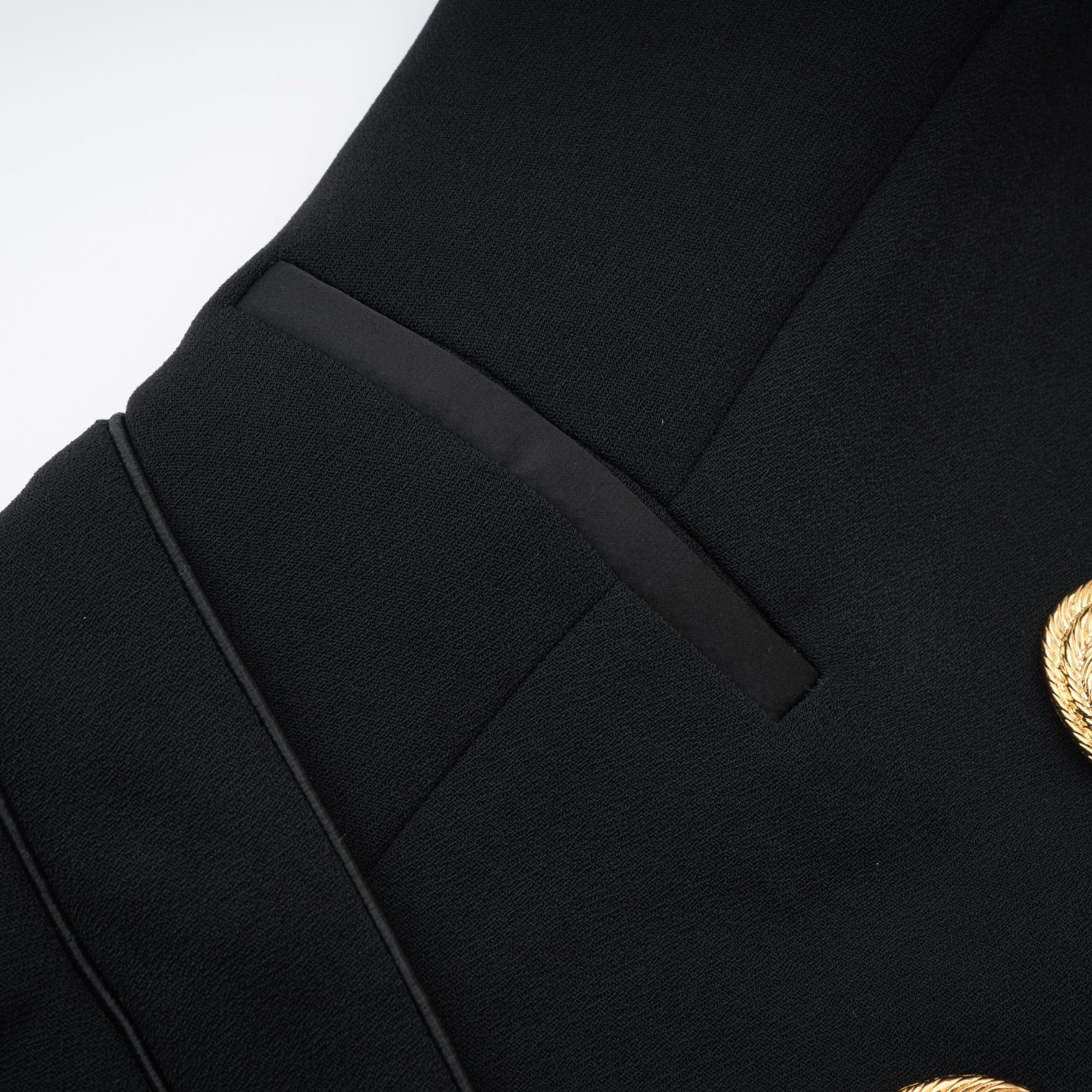 Boyundan Bağlamalı Siyah Mini Elbise Ceketleri